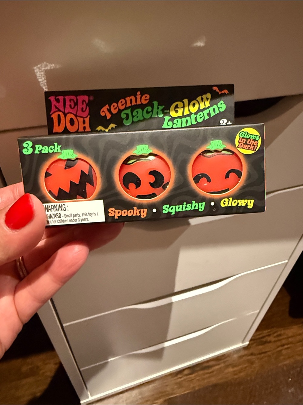 NeeDoh Teenie Jack-Glow Lanterns 3-Pack by Schylling